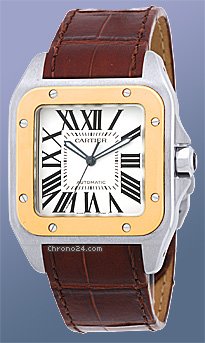 Cartier Santos 100 Strapwatch