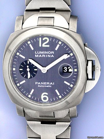replica Panerai Gent's Titanium & Stainless Steel  44mm Luminor Marina WATCHES 1 