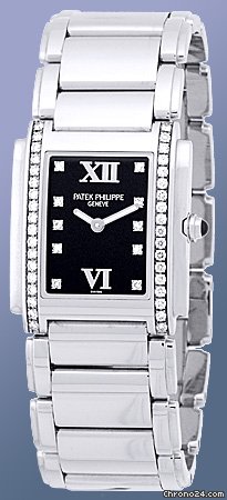 Patek Philippe Lady's Stainless Steel  Diamond Twenty-4