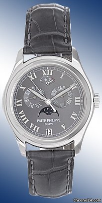 Patek Philippe Gent's Platinum  Ref # 5056P Annual Calendar Strapwatch