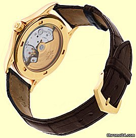 replica Patek Philippe Gent's 18K Yellow Gold  Ref # 5107 Calatrava Grande Taille Strapwatch WATCHES 1 