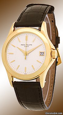 Patek Philippe Gent's 18K Yellow Gold  Ref # 5107 Calatrava Grande Taille Strapwatch
