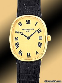 Patek Philippe Lady's 18K Yellow Gold  Golden Ellipse Strapwatch
