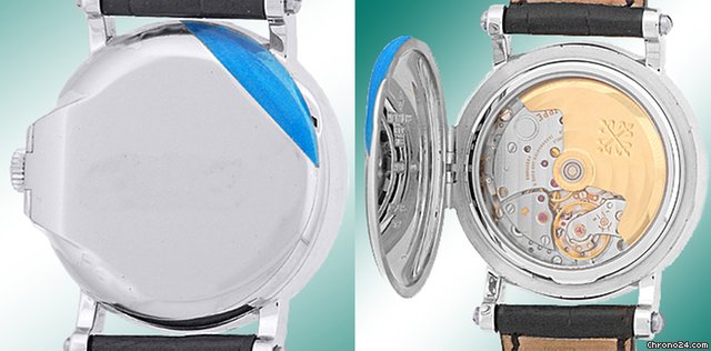 replica Patek Philippe Rare and Collectible Gent's Platinum  # 5059-P Retrograde Perpetual Calendar WATCHES 1 