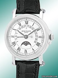Patek Philippe Rare and Collectible Gent's Platinum  # 5059-P Retrograde Perpetual Calendar
