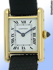 Cartier Louis Cartier Classic Tank Strapwatch
