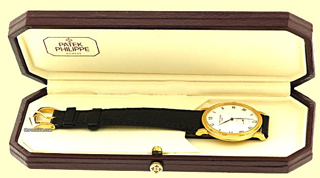 replica Patek Philippe Gent's 18K Yellow Gold  Calatrava Strapwatch WATCHES 1 