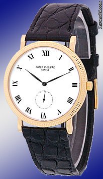 Patek Philippe Gent's 18K Yellow Gold  Calatrava Strapwatch