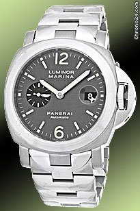 Panerai Gent's Stainless Steel & Titanium  44mm Luminor Marina PAM91