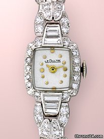 Jaeger-LeCoultre Vintage Lady's Platinum  Diamond Cocktail Watch