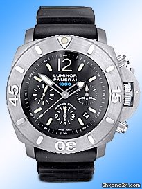 Panerai Gent's Stainless Steel  Submersible 1000M Chronograph PAM00187