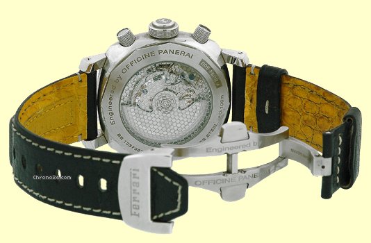 replica Panerai Limited Edition Gent's Stainless Steel  Ferrari Flyback PAM00014 Chronograph WATCHES 1 