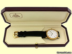 replica Patek Philippe Gent's 18K Yellow Gold  #3520-D Calatrava WATCHES 1 