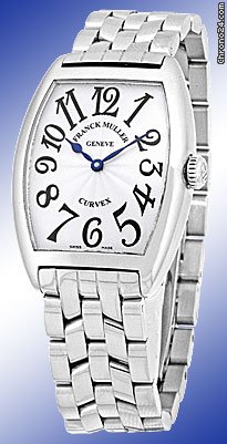Franck Muller Lady's Midsize Stainless Steel  Cintree Curvex [On Hold]