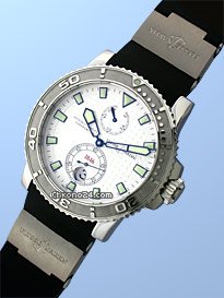 Ulysse Nardin Gent's Stainless Steel 1846 Maxi Marine Diver Chronometer WATCHES 2