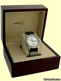 replica Ulysse Nardin Gent's Stainless Steel 1846 Maxi Marine Diver Chronometer WATCHES 1