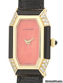 Movado Art Deco Strapwatch