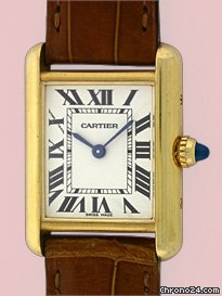 Cartier Louis Cartier Classic Tank Strapwatch