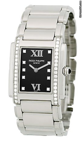 Patek Philippe Lady's Stainless Steel  Diamond Twenty-4