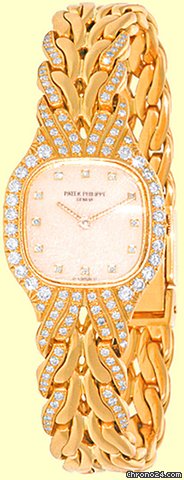 replica Patek Philippe Lady's 18K Yellow Gold  Diamond La Flame WATCHES 1 