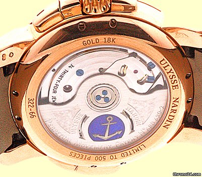 replica Ulysse Nardin Gent's 18K Rose Gold  GMT Perpetual Calendar Strapwatch WATCHES 1 