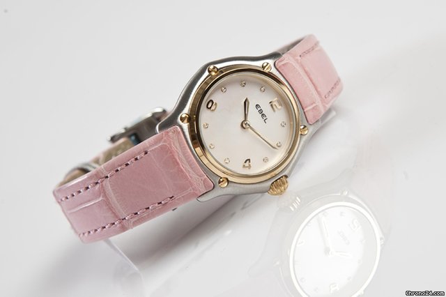 Ebel 1911 MINI Perlmutt ZB mit Diamanten DAU