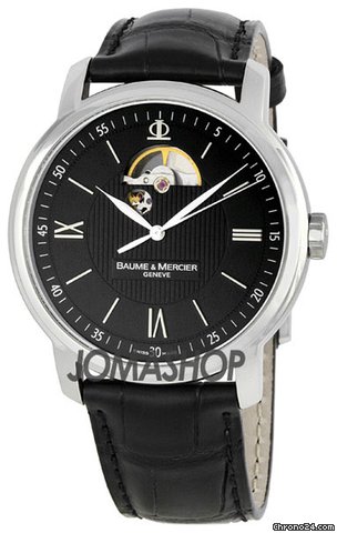 Baume & Mercier and  Classima Executives XL Steel Black Mens Watch 8689
