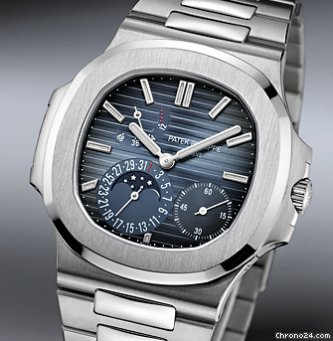 Patek Philippe MOONPHASE MONDPHASE NAUTILUS STAHL STEEL