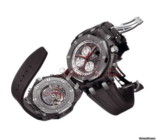replica Audemars Piguet "JARNO TRULLI" ROYAL OAK OFFSHORE LIMITED EDITION CARBON WATCHES 1 