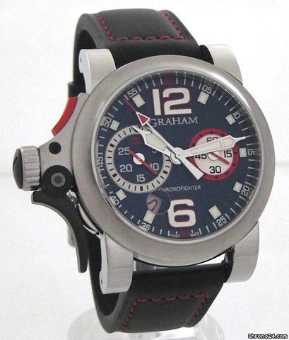 Graham Chronofighter R.A.C. Trigger Blue