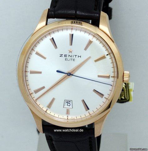 Zenith Elite Captain Central Second NEU incl MWST mit Box + Papier