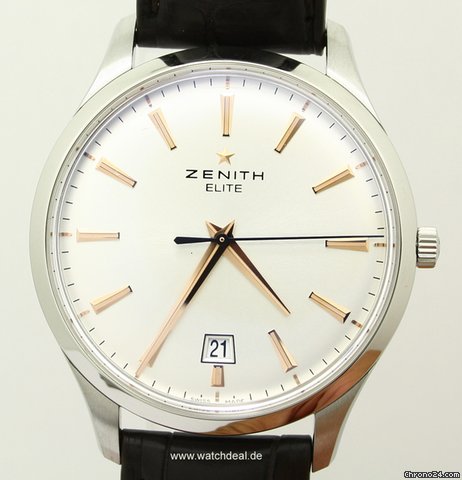 Zenith Captain Central Second NEU incl MWST mit Box + Papier
