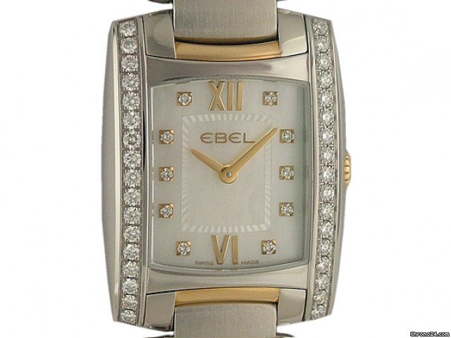 Ebel Brasilia Mini Diamond Perlmutt 28x24mm