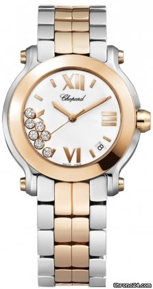 Chopard Happy Sport Diamond Ladies Watch 278488-9002