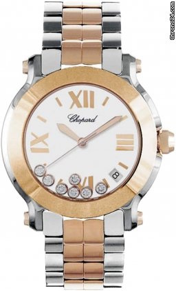 Chopard Happy Sport 2 Two Tone Ladies Watch 278488-9001