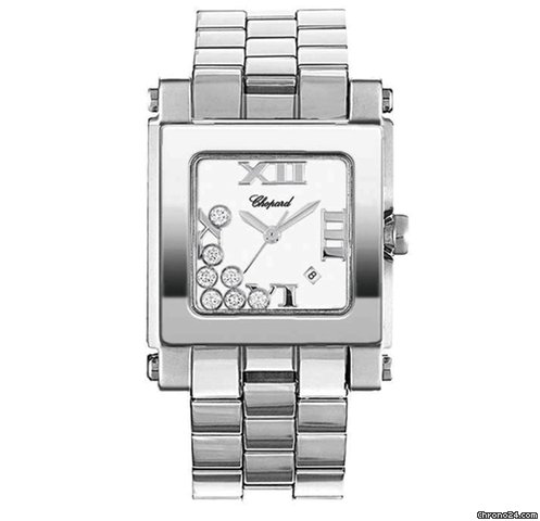 Chopard Happy Sport Square Ladies Watch 278496-3002