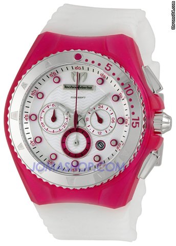 Technomarine Cruise Beach Chrono Pink And White Watch 109012