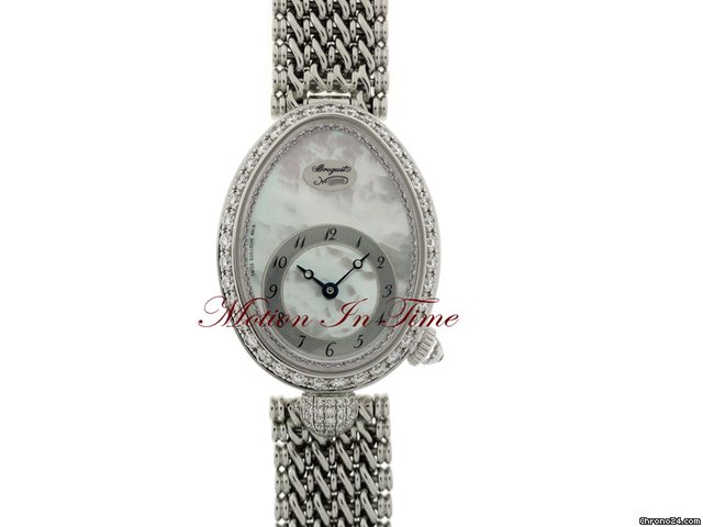 Breguet REINE de NAPLES LADIES' WHITE GOLD DIAMOND ON BRACELET RARE