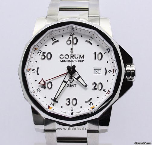 Corum Admiral's Cup GMT 44 NEU incl MWST mit Box + Papiere
