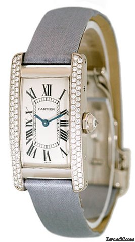 Cartier Diamond Tank Americaine Strapwatch