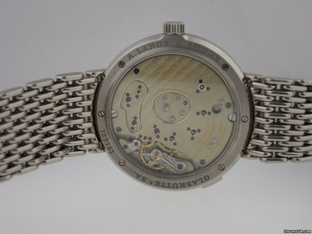 replica A. Lange & Sohne LANGE ONE WG INTEGRATED WG BRACELET - MOTHER OF PEARL DIAL WATCHES 1 