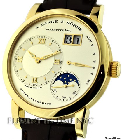 A. Lange & Sohne Lange 1 Moonphase 18k Yellow Gold 109.021