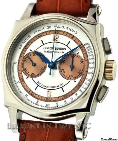 Roger Dubuis Sympathy S 37 Chrono 18k White Gold