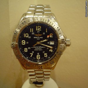 Breitling SUPEROCEAN STEEL BLACK DiAL