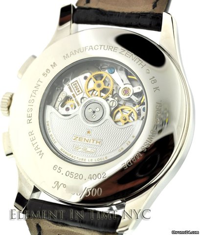 replica Zenith Grande Class El Primero Chronograph 18K WG WATCHES 1 