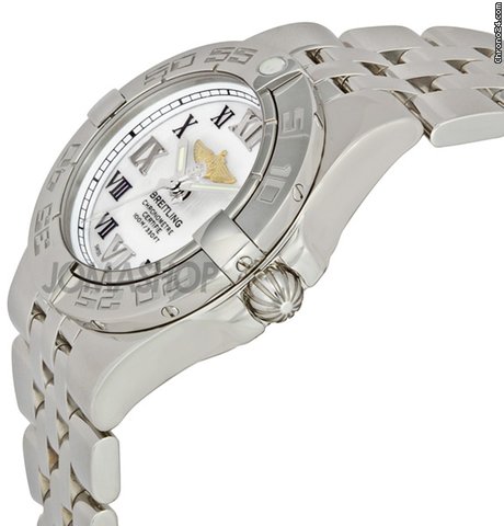 Breitling Galactic 30 White Diamond Dial Ladies Watch A71340L2-A713SS WATCHES 2