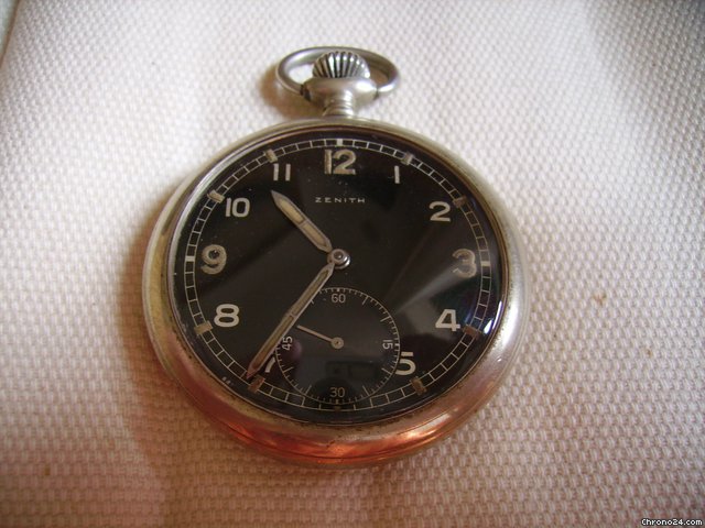 Zenith orologio zenith militare tasca per ufficiali tedeschi ww2