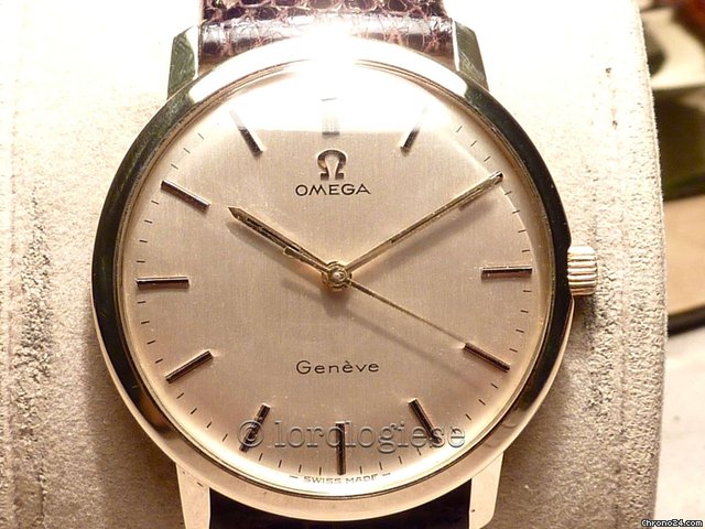 Omega GENEVE, 1969 solid gold - ORIGINAL BOX  Excellentt condition