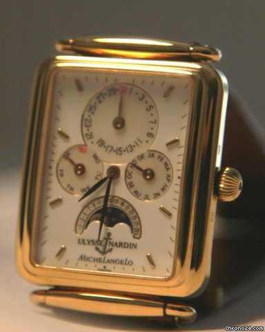 Ulysse Nardin CALENDAR MOONPHASE MICHELANGELO  GOLD