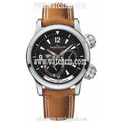 Jaeger LeCoultre Master Compressor Geographic Stainless Steel Men's Watch 1718470